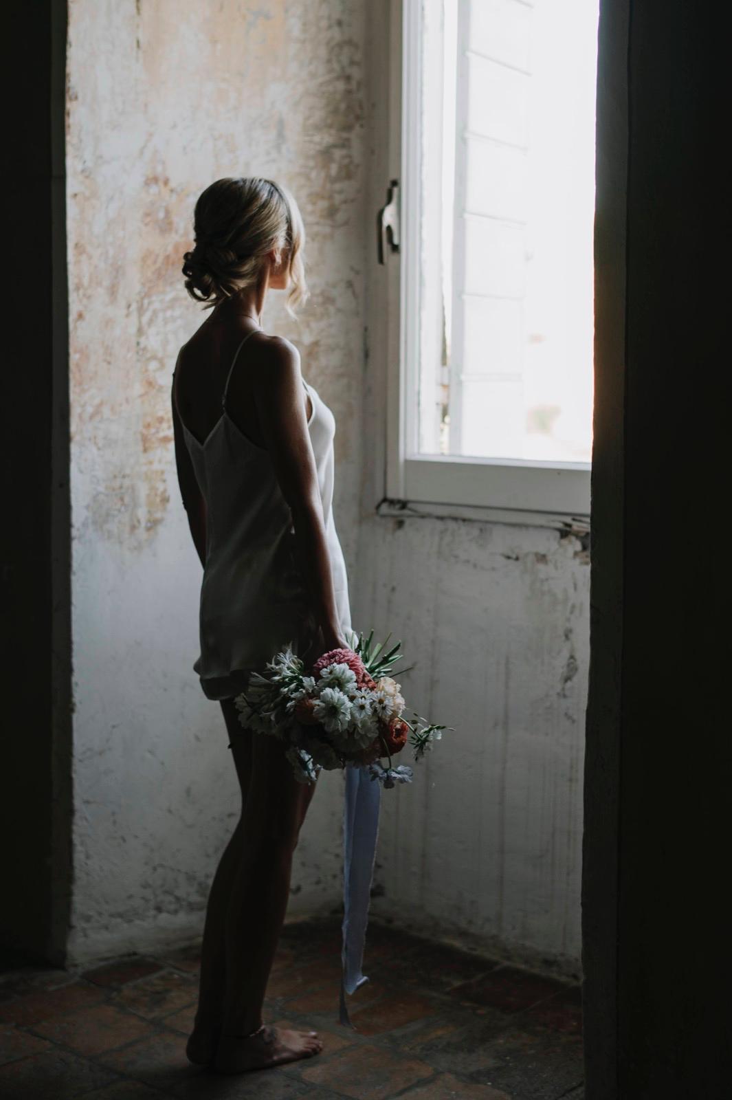 Sposa con raccolto elegante realizzato da Francesca